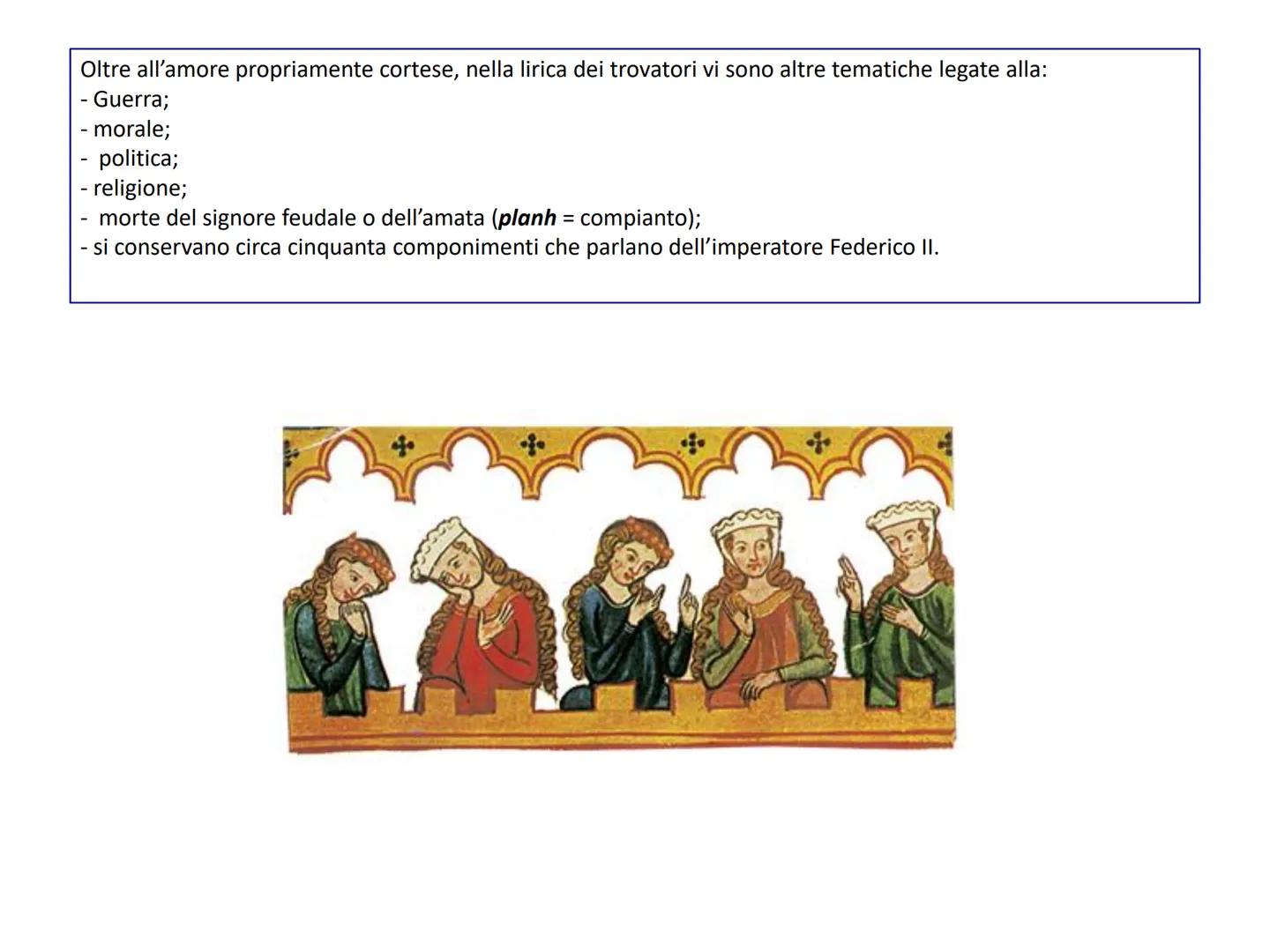 # La lirica provenzale
XI – XIII secolo # Il sud della Francia: la lirica dei
trovatori
FLAMAND
Wallen
Lofgain
PBRETON!
LANGUE D'OIL
G