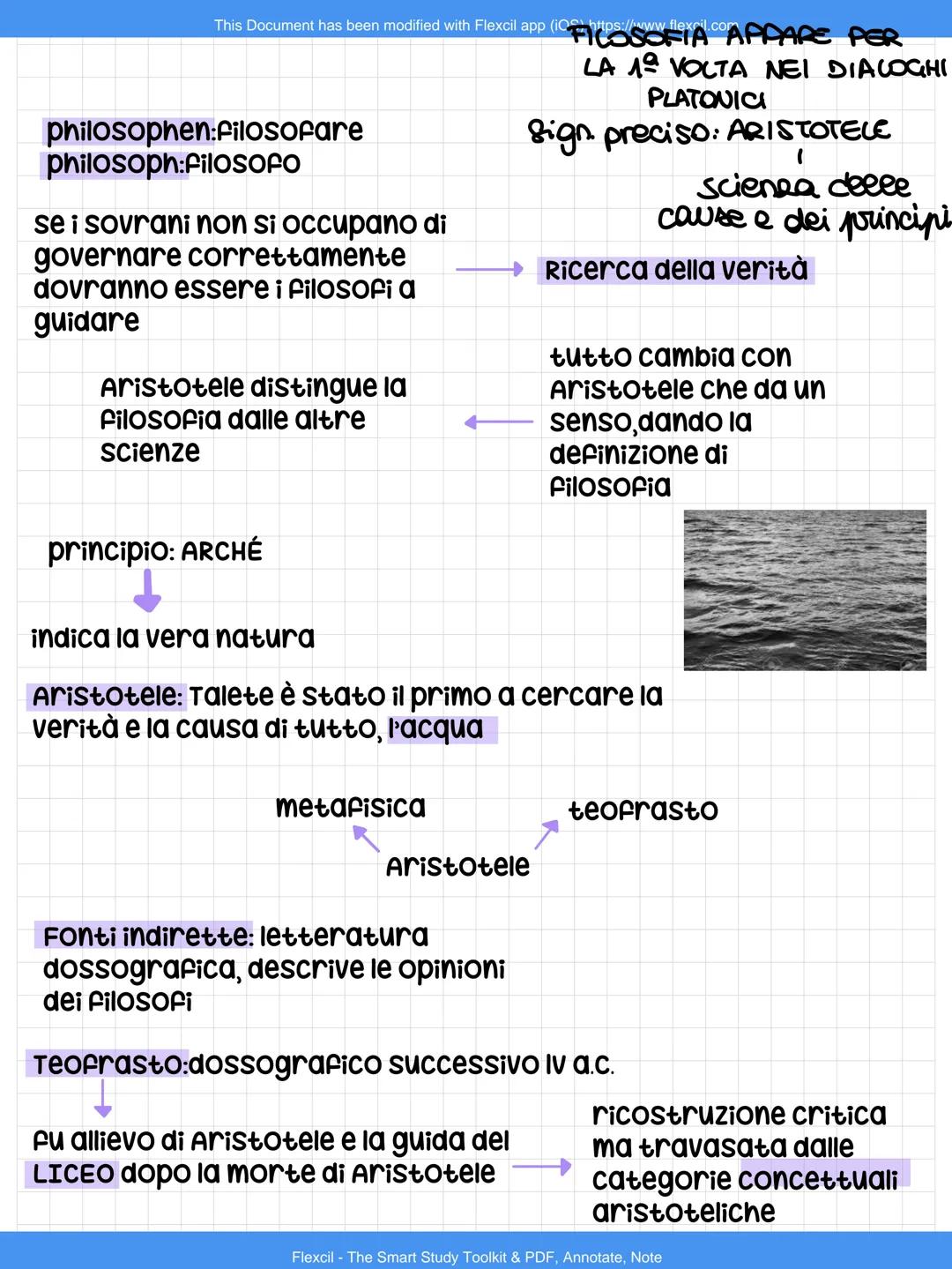 This Document has been modified with Flexcil app (iOS) https://www.flexcil.com
Origini della filosofia
-Filía
-Sofia
La filosofia nasce nell