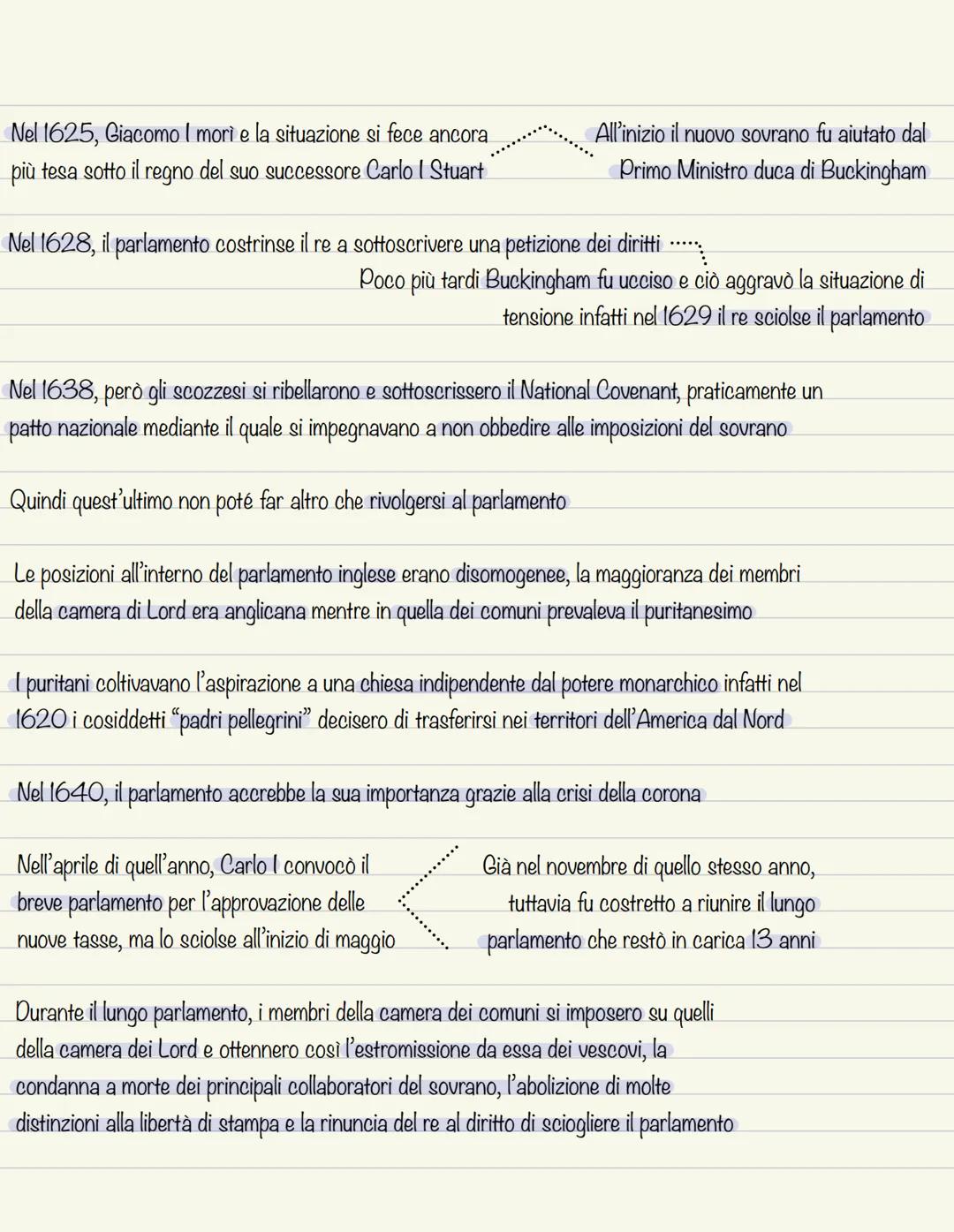 # La Prima Rivoluzione Inglese
In Inghilterra si affermò una tendenza opposta all'accentramento del potere in Francia con Luigi
XIV, che co
