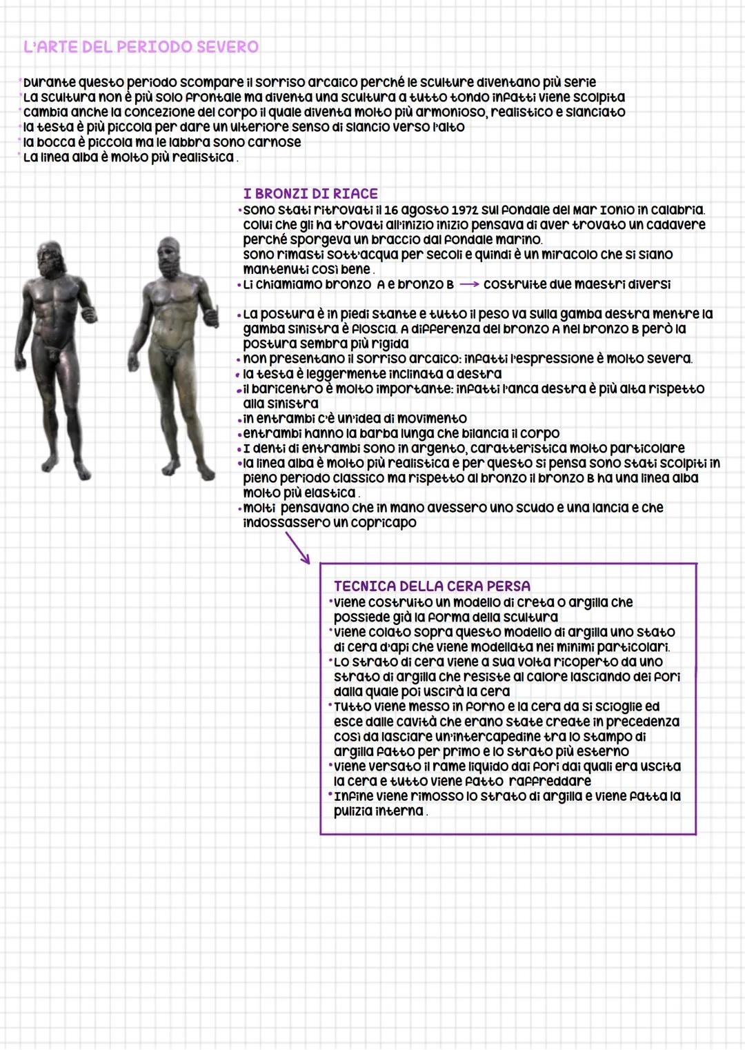 # I greci
- con parte greca si assumono finalità che prima non erano conosciute. L'arte divenne libera espressione
dell'intelletto umano e