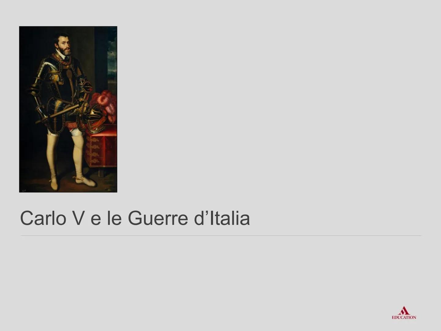 # Il declino dell'Italia
e la grande svolta
religiosa # Carlo V e le Guerre d'Italia # La politica dell'equilibrio
1492:
* morte di Lo