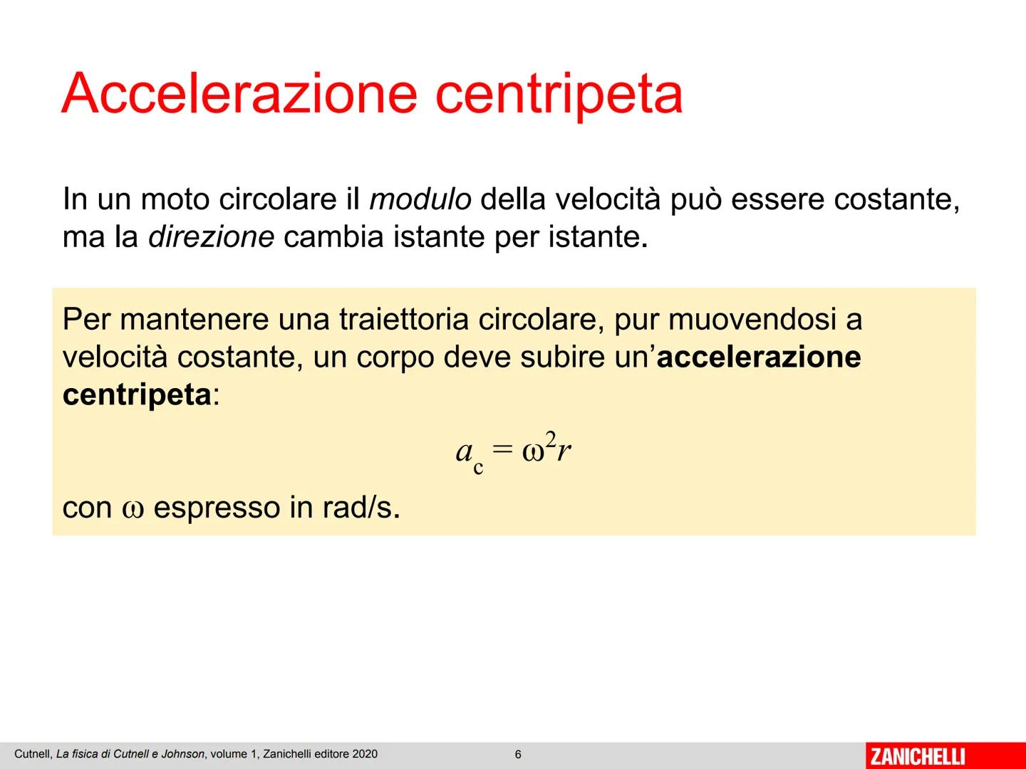 Capitolo 3
Cinematica
e dinamica
rotazionale
Cutnell, La fisica di Cutnell e Johnson, volume 1, Zanichelli editore 2020
1
ZANICHELLI # C