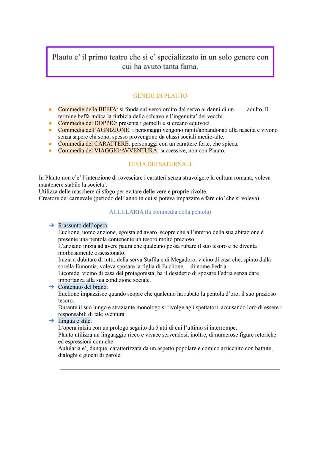 # PLAUTO
Nome anche se non sicuro: Tito Maccio (stolto) Plauto (piedi piatti/orecchie
grandi/cani randagi).
Nascita: 255 aC
Morte: 184 ac