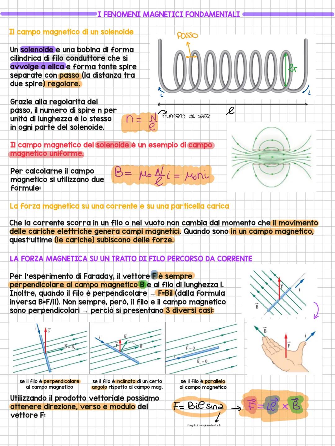 --- OCR Start ---
I FENOMENI MAGNETICI FONDAMENTALI
I MAGNETI E LE LINEE DEL CAMPO MAGNETICO
I materiali che possono essere magnetizzati son