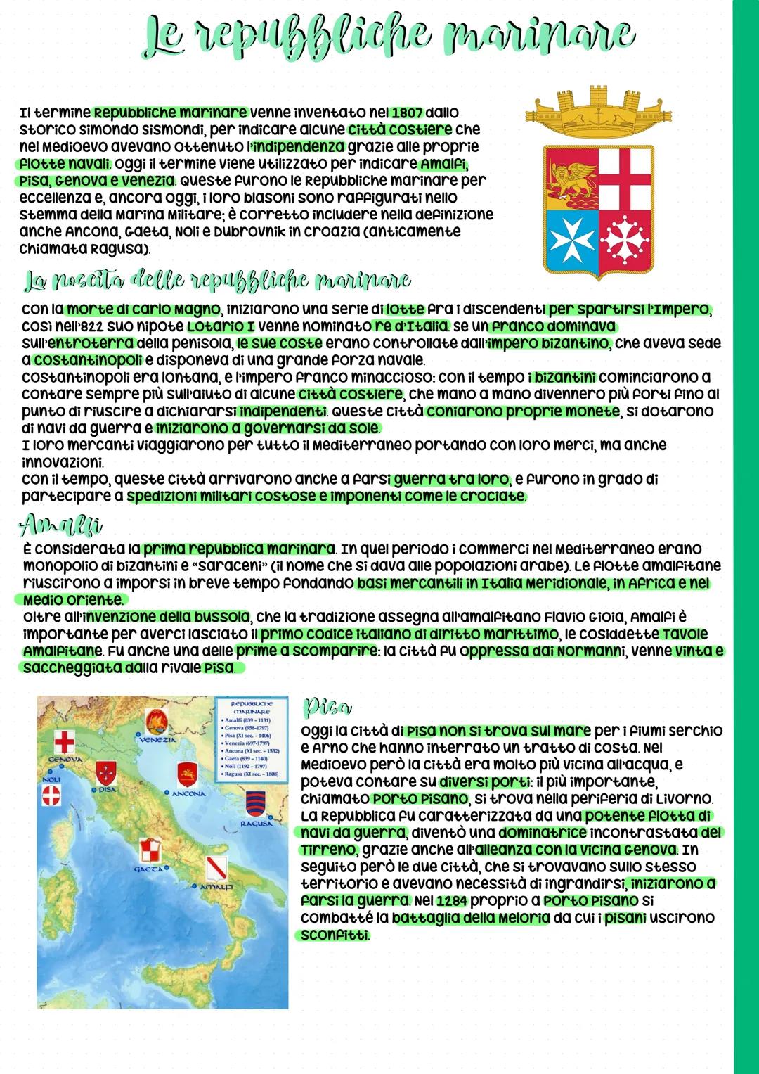 Le repubbliche marinare