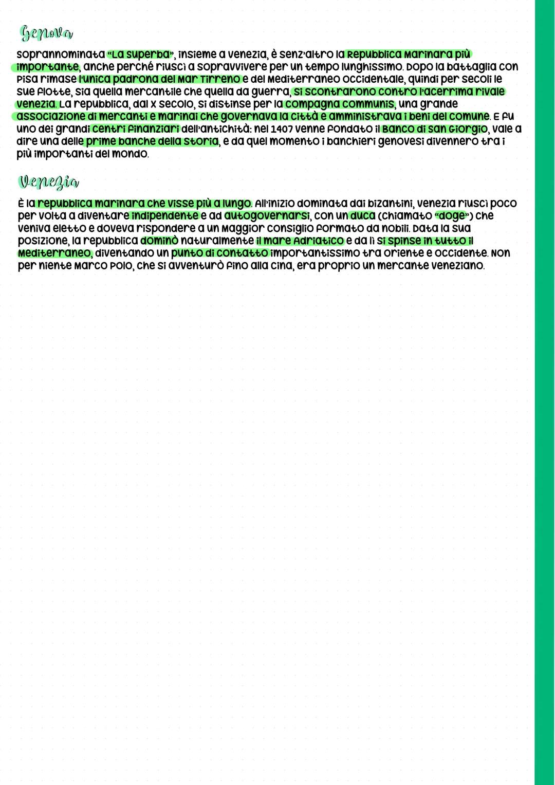 # Je repubbliche marinare
Il termine repubbliche marinare venne inventato nel 1807 dallo
storico simondo sismondi, per indicare alcune citt