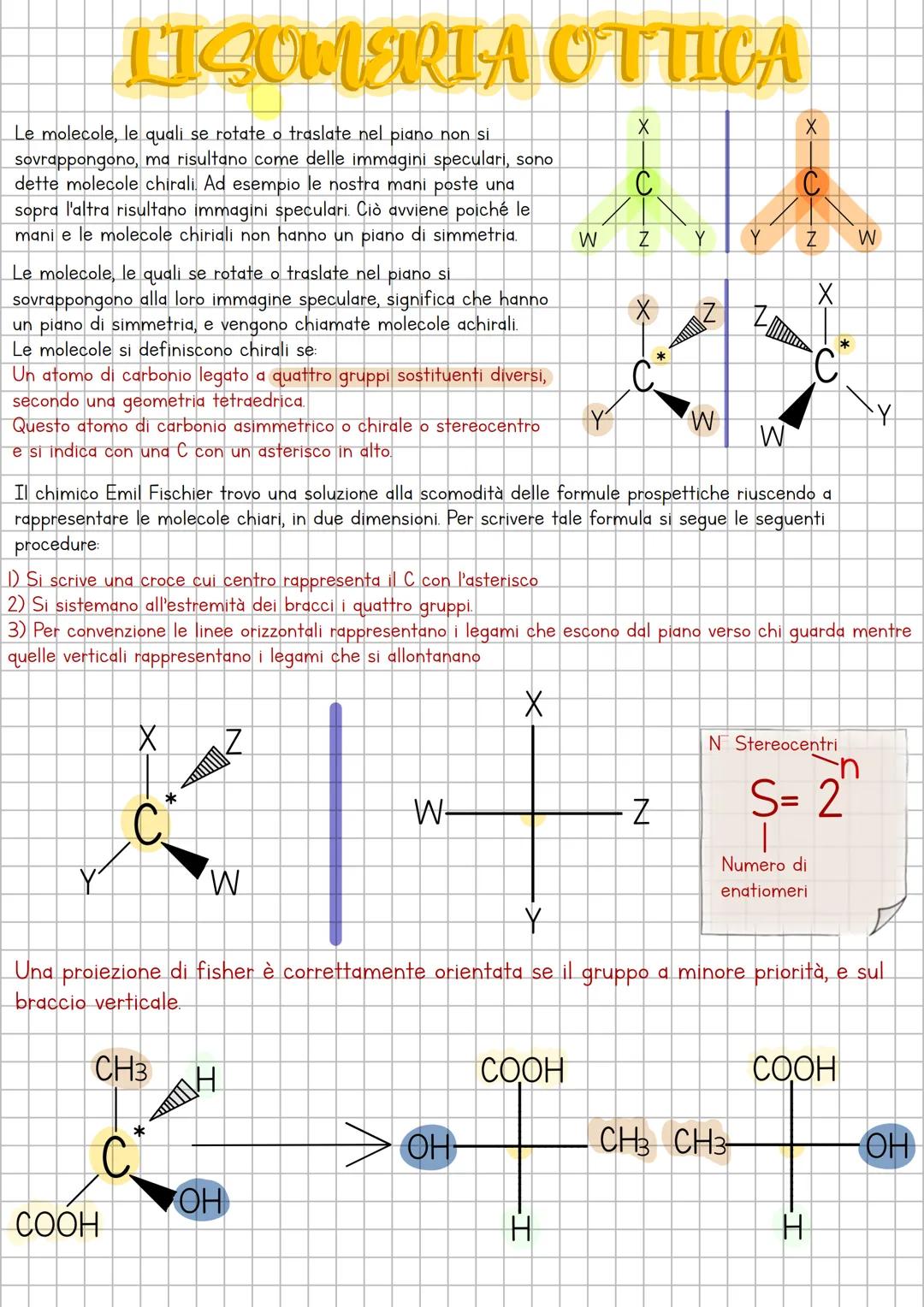 # Stereoisomeria
Sono isomeri anche molecole costituite dagli stessi atomi e legati con la medesima sequenza.
Si definisce stereoisomeria q