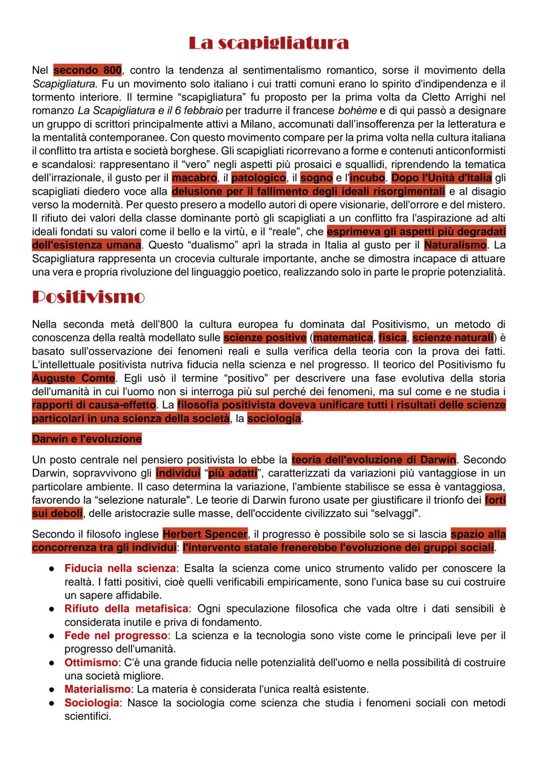# La scapigliatura
Nel secondo 800, contro la tendenza al sentimentalismo romantico, sorse il movimento della
Scapigliatura. Fu un moviment
