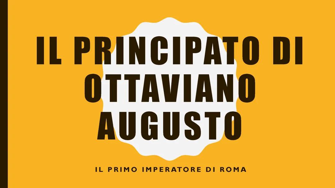 Principato Ottaviano augusto