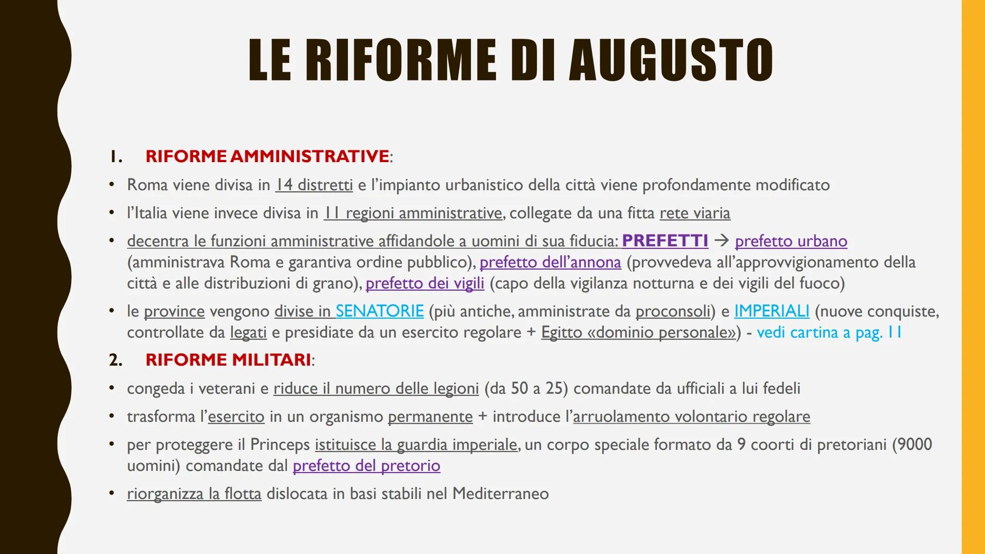 # IL PRINCIPATO DI
# OTTAVIANO
# AUGUSTO
IL PRIMO IMPERATORE DI ROMA # LE CARATTERISTICHE DEL
# PRINCIPATO
Dopo la sconfitta di Marco An