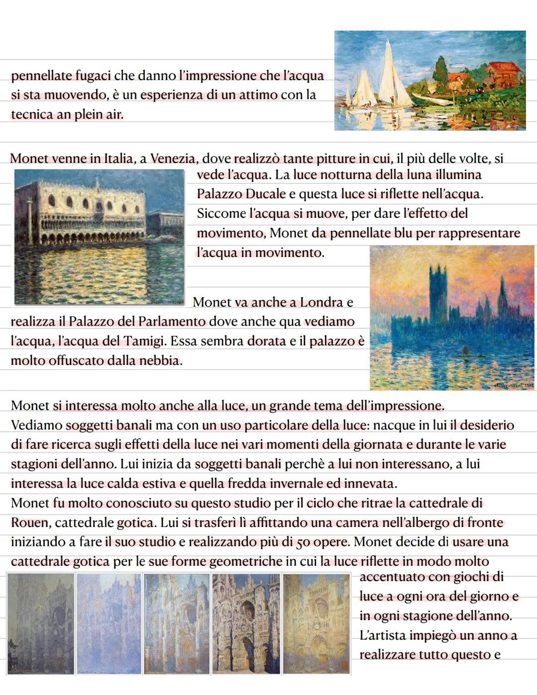 # Impressionismo
L'Impressionismo è un movimento artistico nato in Francia nella seconda metà del XIX
secolo, generalmente datato tra il 18