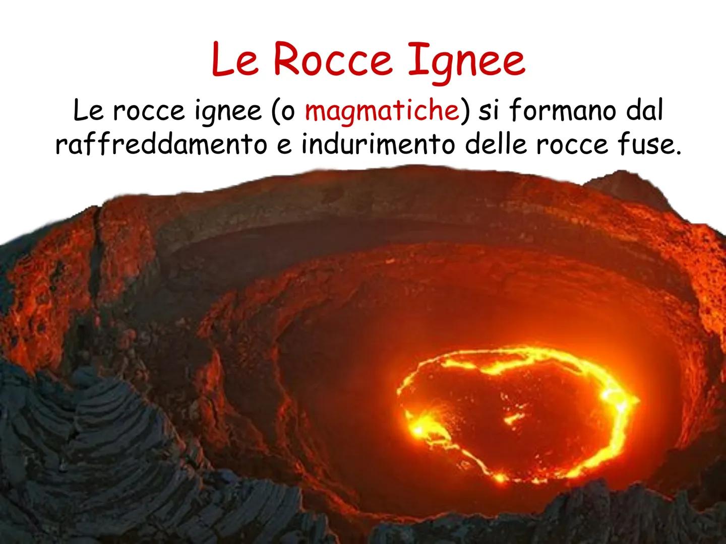 # Le Rocce e i Minerali # Le Rocce
Che cos'è una roccia?
Per roccia si intende un aggregato solido di
diversi minerali.
Malachite # Le Ro