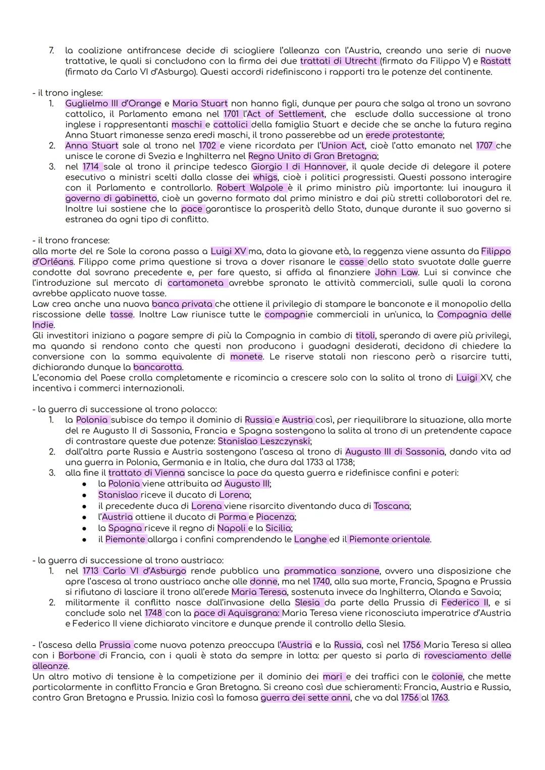 # L'EUROPA E IL MONDO NEL PRIMO SETTECENTO
UNITÀ 1 CAPITOLO 1 PAG 2-21
1. Demografia ed economia
- probabilmente verso la fine del '600 l'