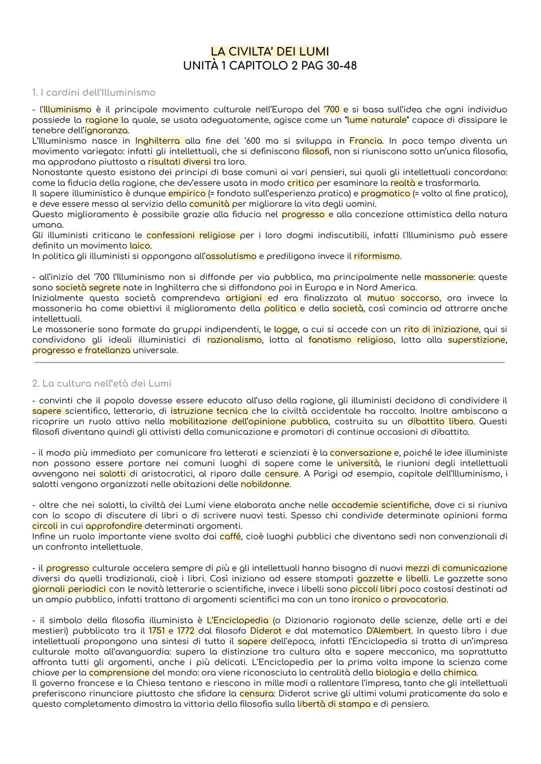 # L'EUROPA E IL MONDO NEL PRIMO SETTECENTO
UNITÀ 1 CAPITOLO 1 PAG 2-21
1. Demografia ed economia
- probabilmente verso la fine del '600 l'