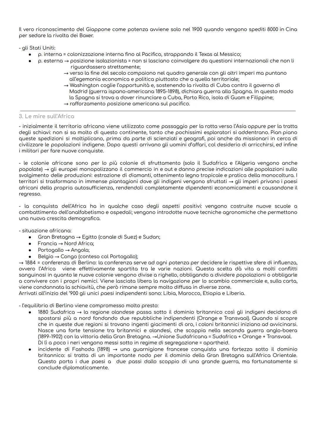 --- OCR Start ---
LA STAGIONE DELL'IMPERIALISMO
UNITÀ 5 CAPITOLO 16 PAG 562-574
1. Gli Europei alla conquista del mondo
durante l'800 in Eur