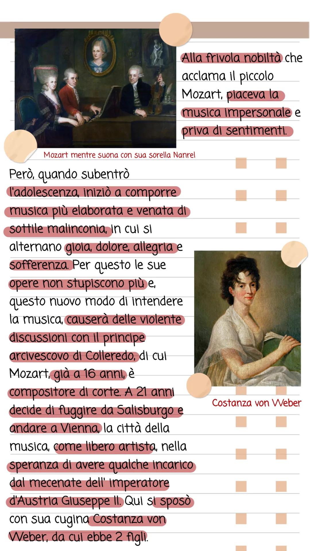 # Mozart
- Biografia
Wolfgang Amadeus Mozart
nacque il 27 gennaio 1756 a
5555
Moza
Salisburgo. È l' esempio Golfgang Amadi Mor
emblematico