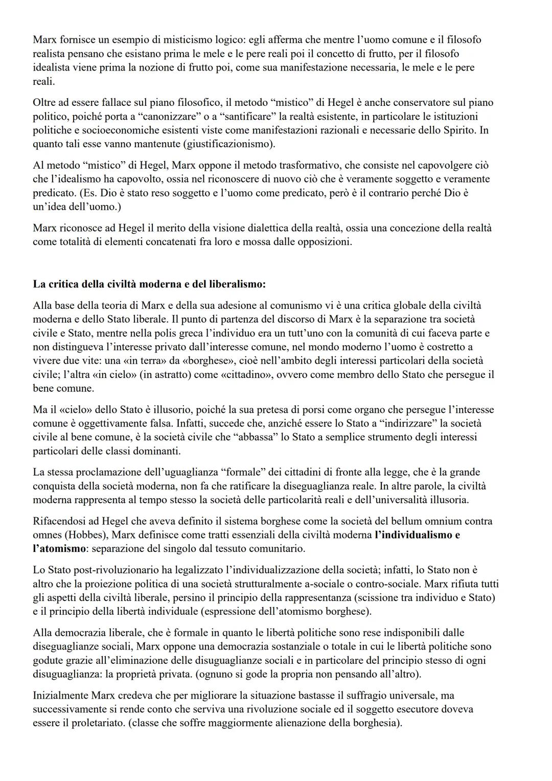 # Karl Marx
Vita:
Karl Marx, nato a Treviri nel 1818, riceve un'educazione razionalistica e liberale. Studia giurisprudenza
a Bonn e Berli