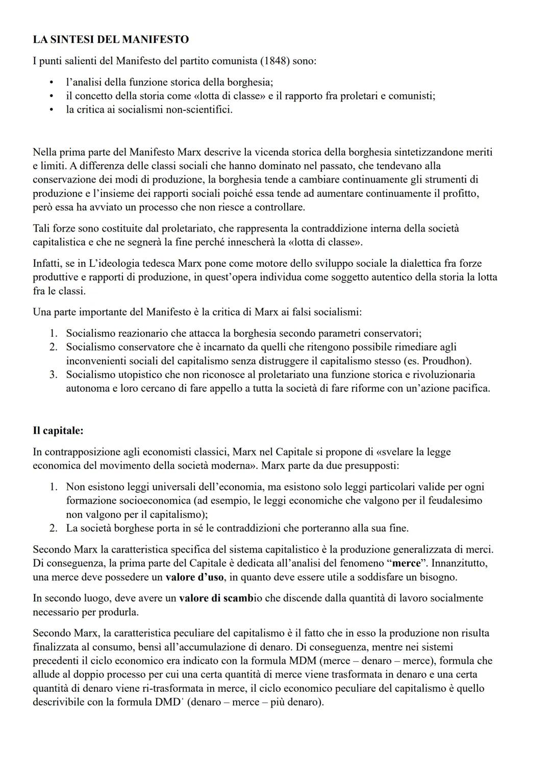 # Karl Marx
Vita:
Karl Marx, nato a Treviri nel 1818, riceve un'educazione razionalistica e liberale. Studia giurisprudenza
a Bonn e Berli