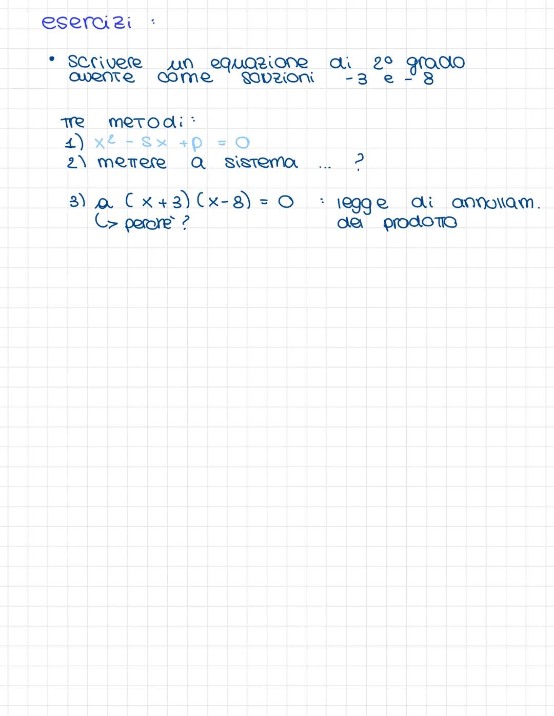 # Le equazioni di secondo grado
$Ax²+bx+C=O$
POSSono essere
* INCOMPLET E
:
: 12) Monomia:
1b) spuria
1c) pura
$ax ^