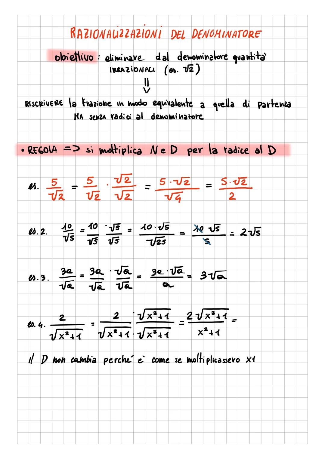 Indice
'm
RADICALI
radicale
radicando
16=4
ALTRI ESEMPI:
82 => il contrario di 2³=8
=
25
10.000 = 10
es. 7/16=4
NUMERI IRRAZIONAL