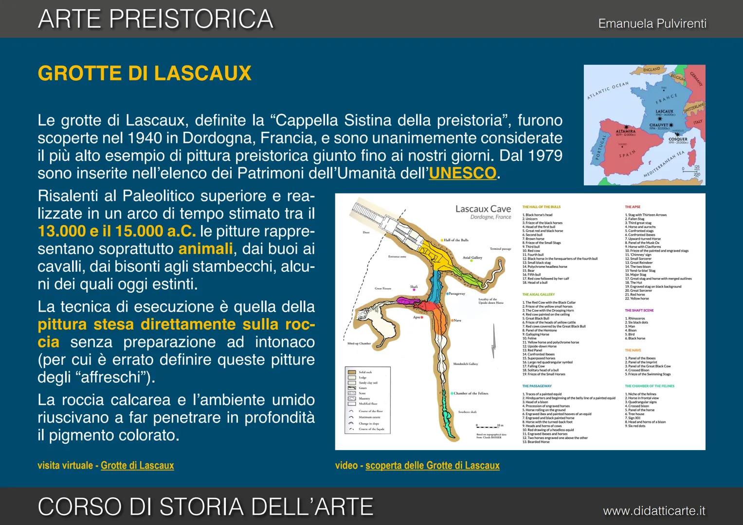 # 1. ARTE PREISTORICA
CORSO DI STORIA DELL'ARTE
Emanuela Pulvirenti
www.didatticarte.it # ARTE PREISTORICA
Cos'è la PREISTORIA?
Emanuel
