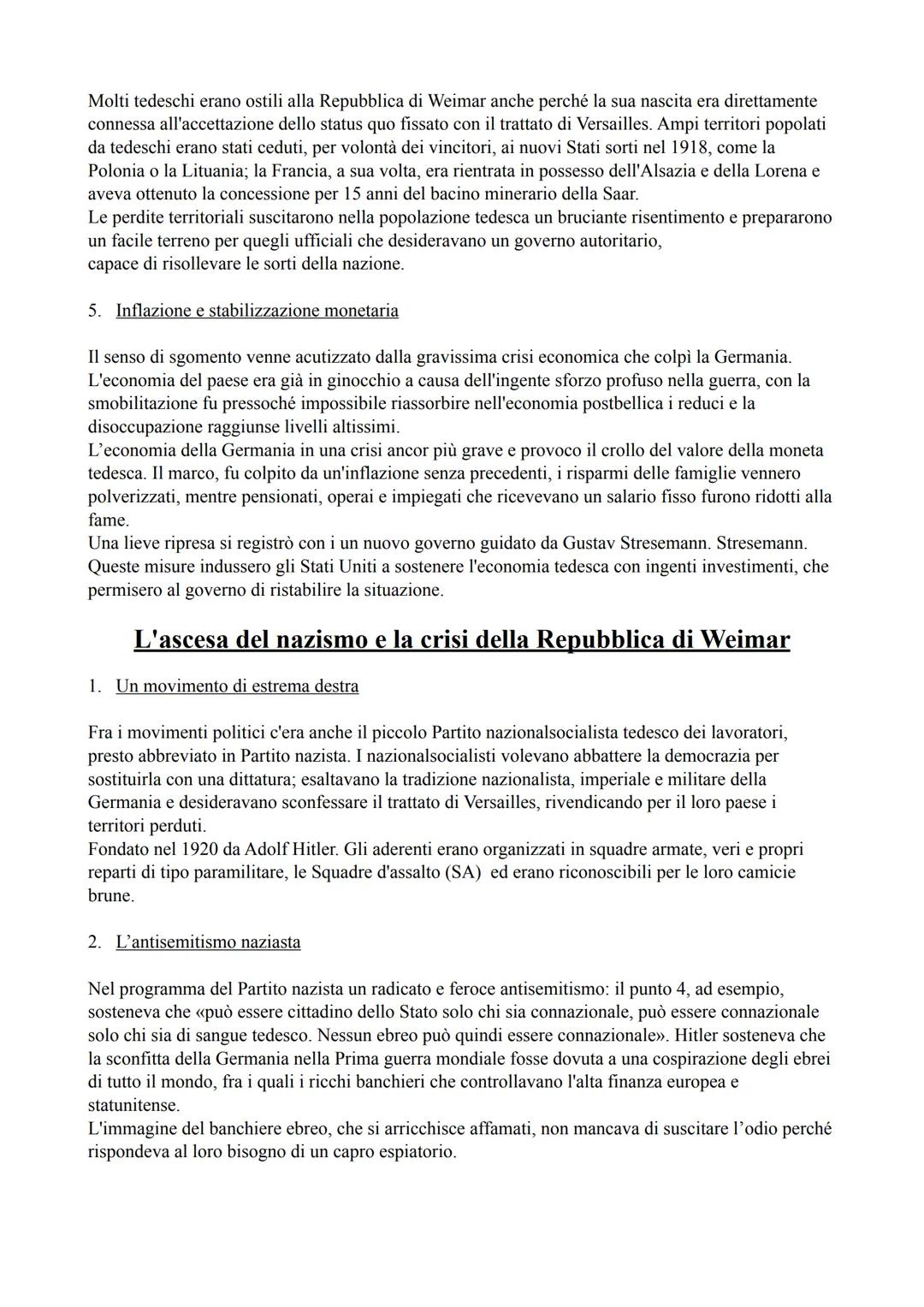 # La Germania dalla repubblica di Weimer al terzo Reich
## Il travagliato dopoguerra tedesco
1. I social democratici al governo
il 9 nove
