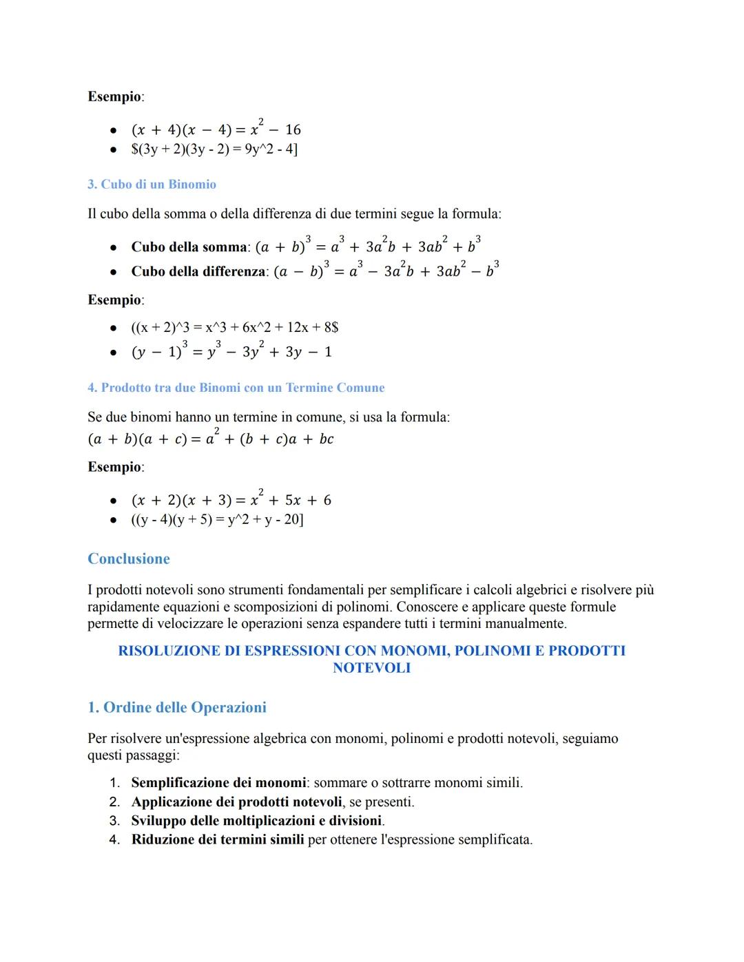 # Divisione di Monomi
Per dividere due monomi si dividono i coefficienti e si sottraggono gli esponenti delle lettere
uguali. Esempio:
• $\f
