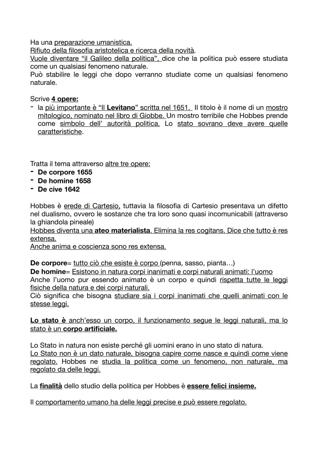 # Filosofia gennaio
25/01
Hobbes: introduzione alla vita e alle opere, la concezione della filosofia e la necessità di
una scienza della po