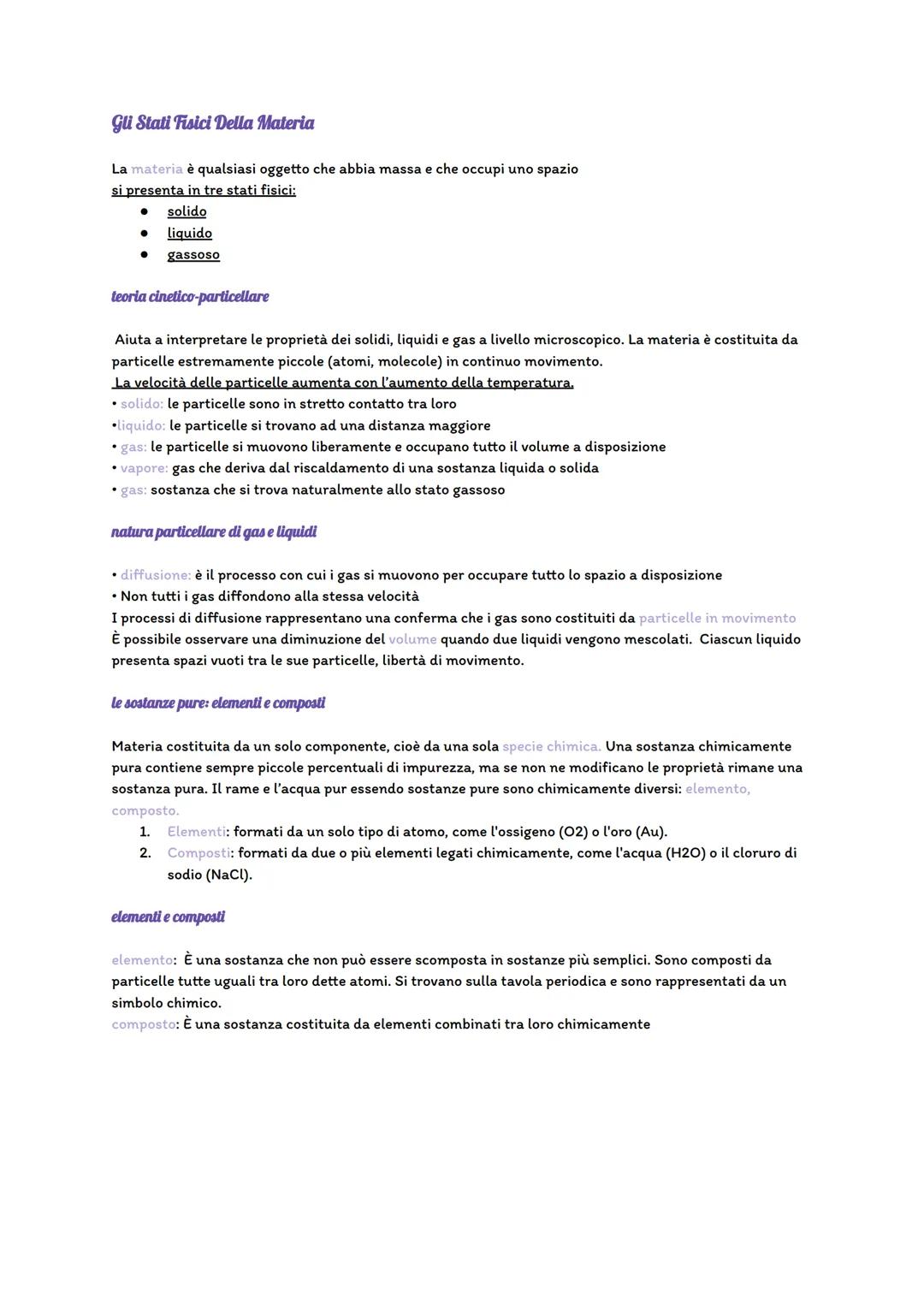 # La Chimica
la chimica è la scienza che studia la composizione, la struttura e le trasformazioni della materia
lo studio della materia uti