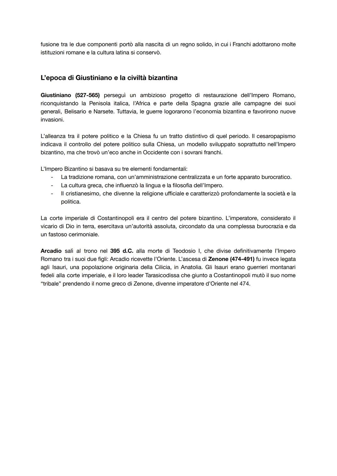# I regni romano-barbarici
Dopo la caduta dell'Impero Romano d'Occidente nel 476, l'Europa occidentale si frammentò in
diversi regni romano