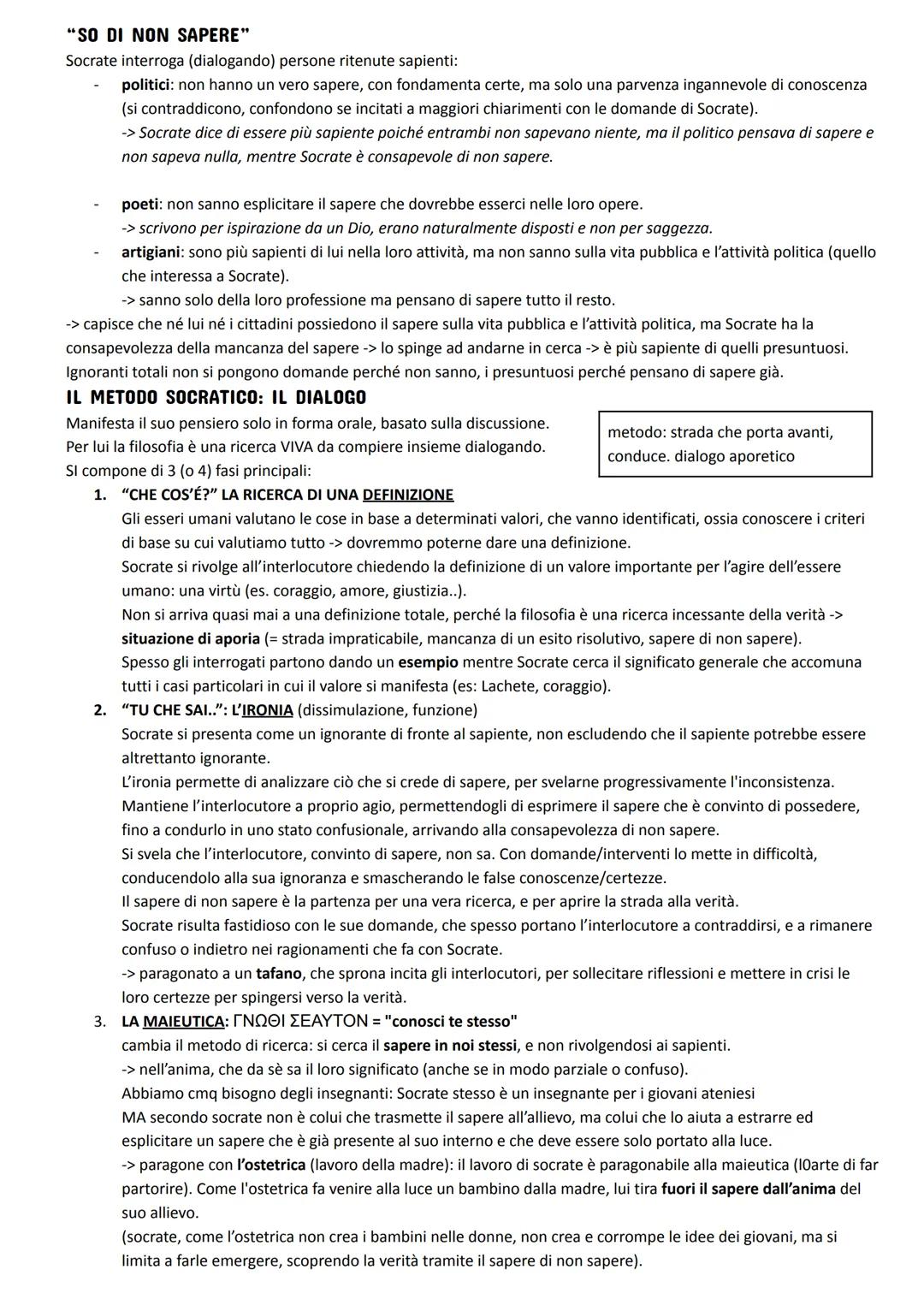 # SOCRATE
Socrate vive a Atene, nella seconda metà del V sec. a.C. (nasce nel 470)
Era un uomo trasandato, non di bell'aspetto, che convers