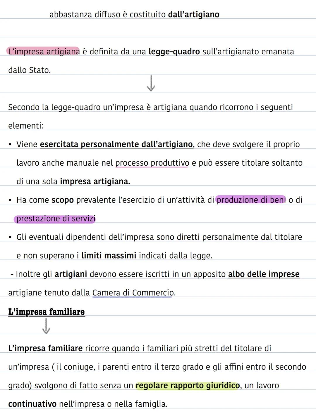 # L'imprenditore e la sua attività
(L'articolo 41 della Costituzione riconosce la libertà di iniziativa economica
privata nel nostro paese)