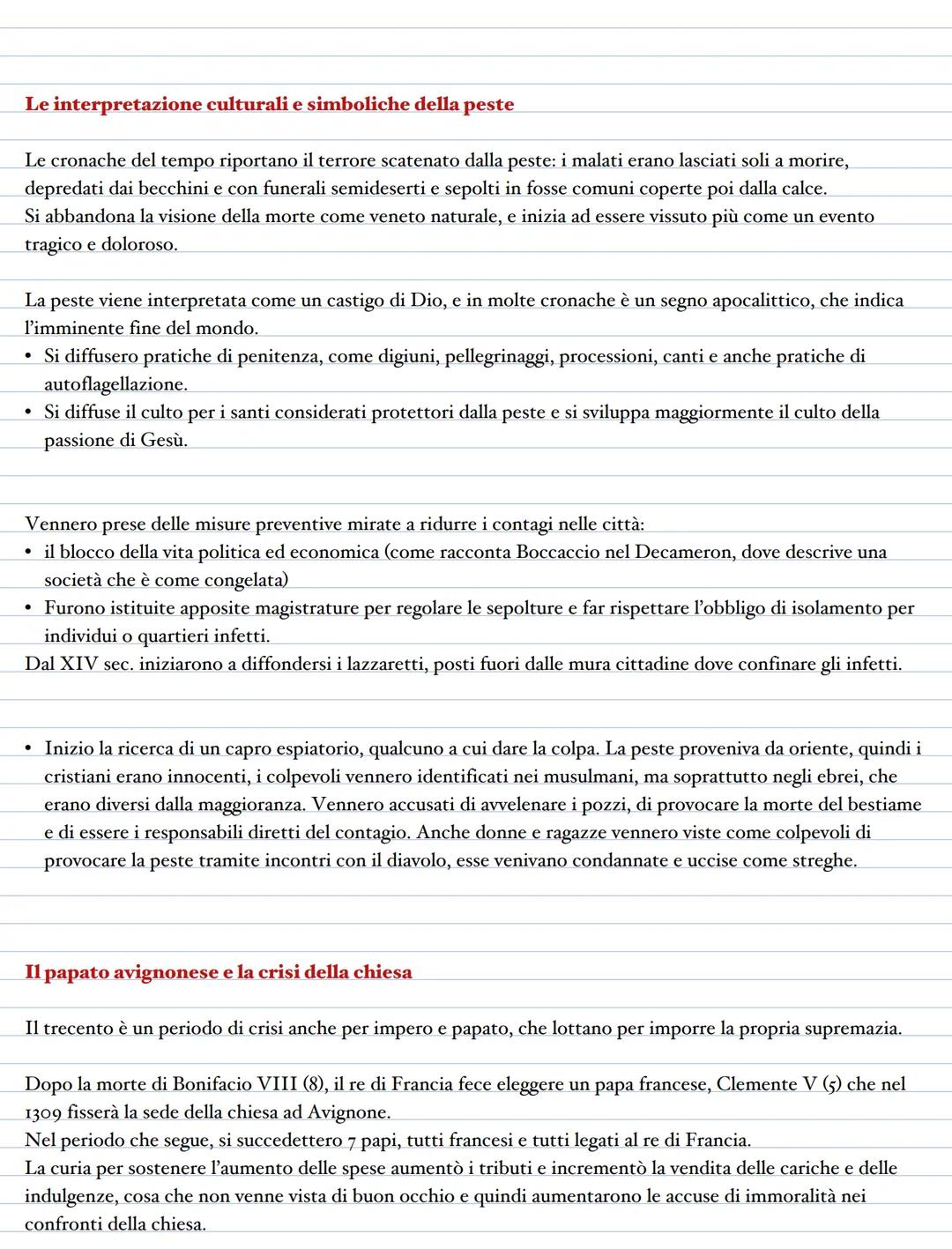 # La crisi del 300: aspetti e interpretazioni
È un periodo segnato da epidemie, carestie, guerre, regresso demografico e crollo dell'econom