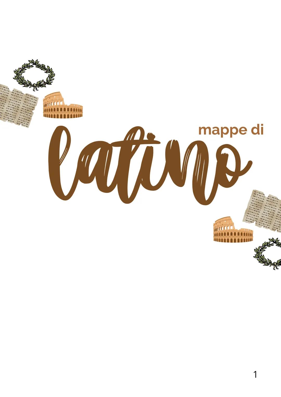 mappe di latino