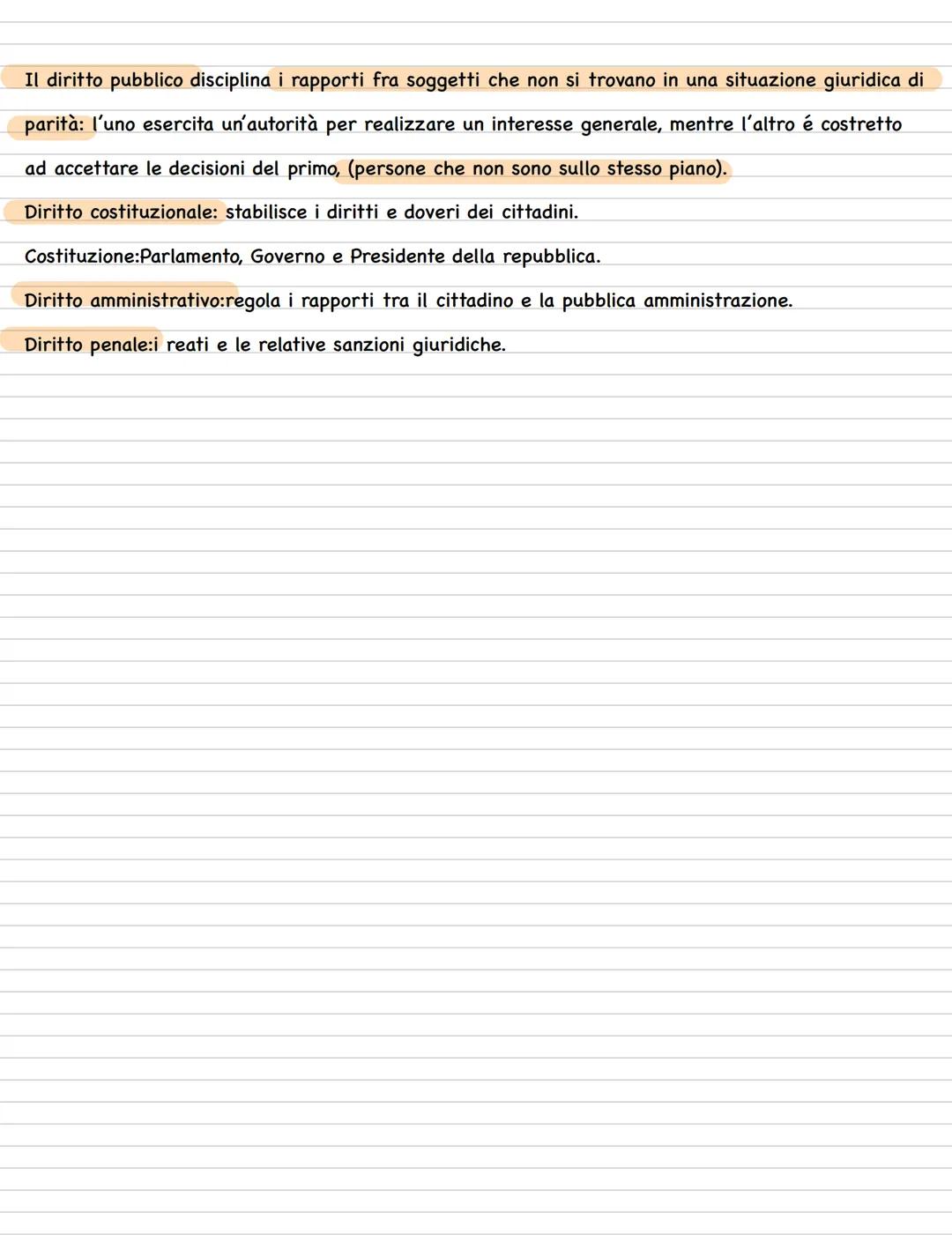 # DIRITTO
Che cosa é il diritto?
Il diritto é l'insieme di regole giuridiche stabilite e fatte osservare da chi detiene il potere (oppure
