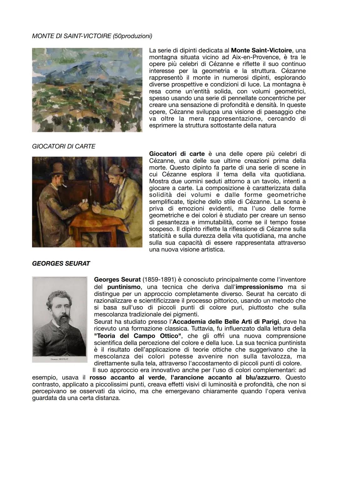 # POST-IMPRESSIONISMO
II Post-impressionismo è un movimento artistico nato in Francia alla fine del XIX secolo,
sviluppatosi come reazione