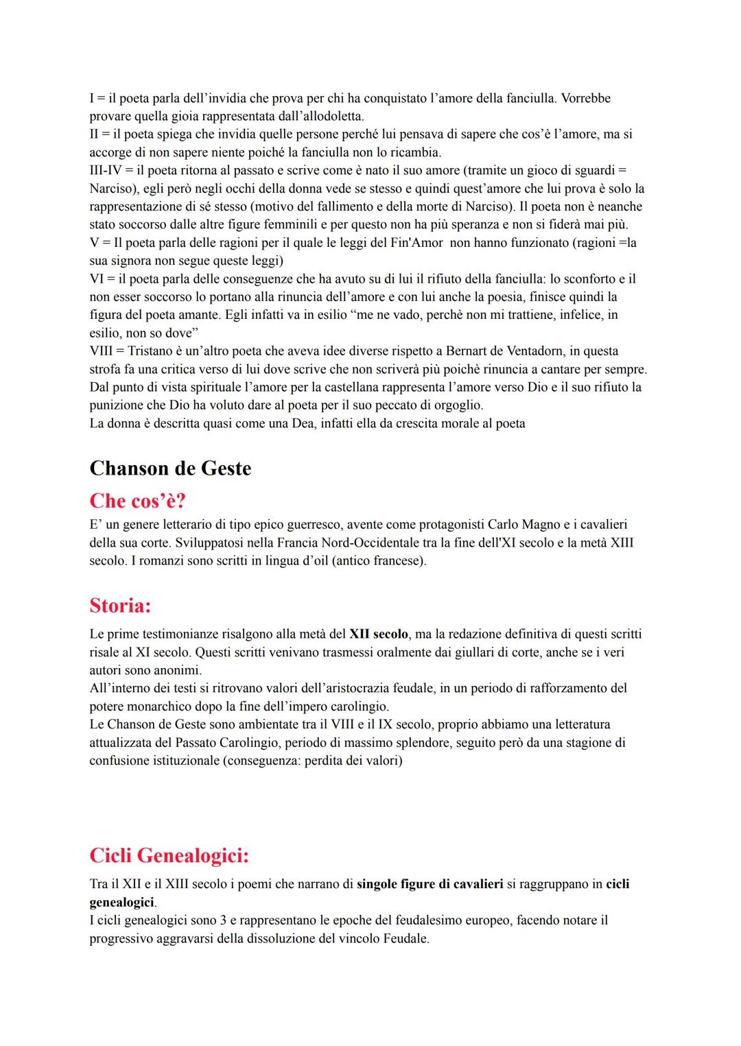 # Poesia Provenzale
La poesia provenzale nasce nel Sud della Francia (= Provenza) dal XI al XIII secolo ed è
caratterizzata da una tematica