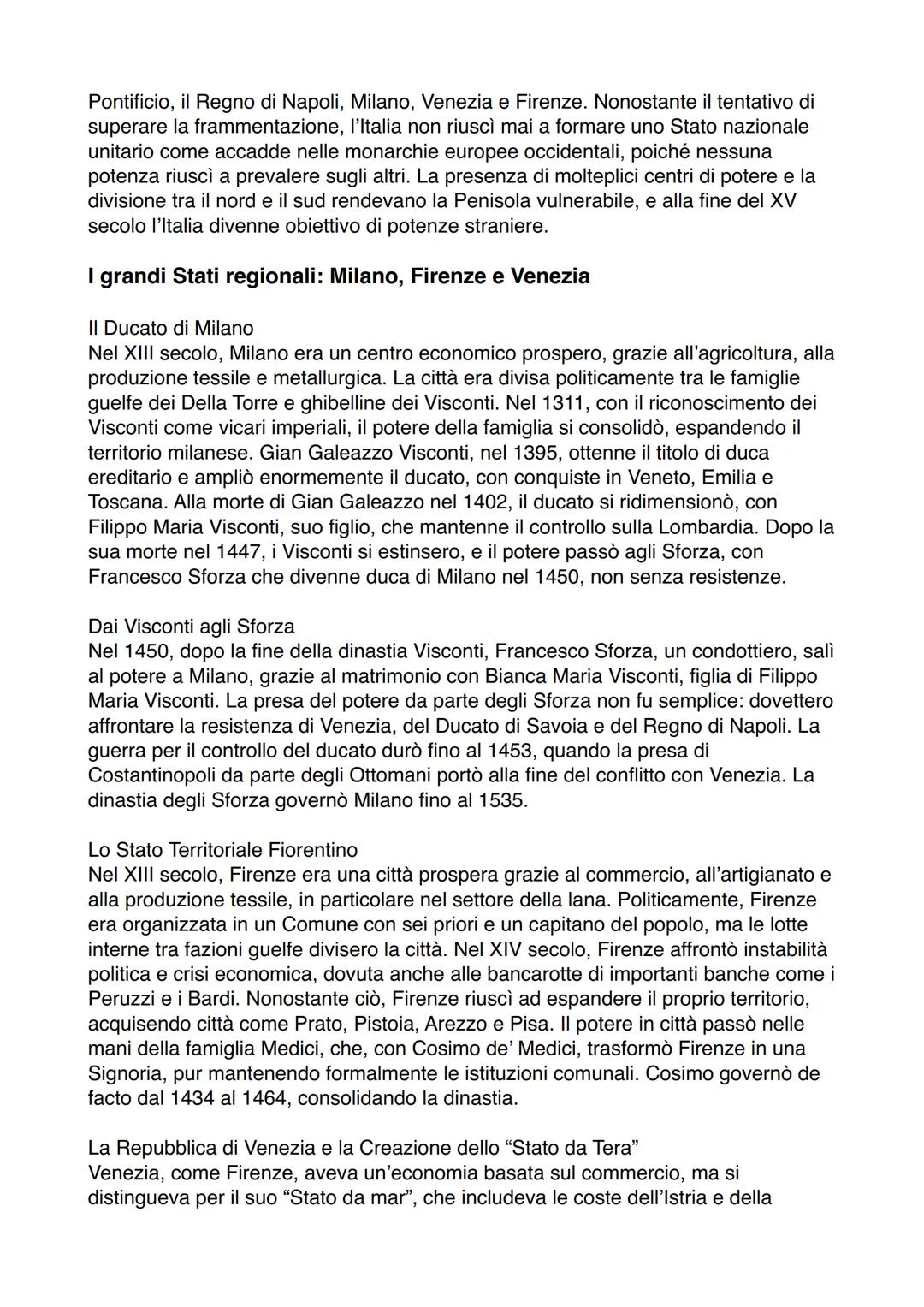 # L'Italia degli Stati regionali
La nascita delle signorie cittadine
Dai Comuni alle Signorie
Nel XII e XIII secolo, l'Italia centro-sett