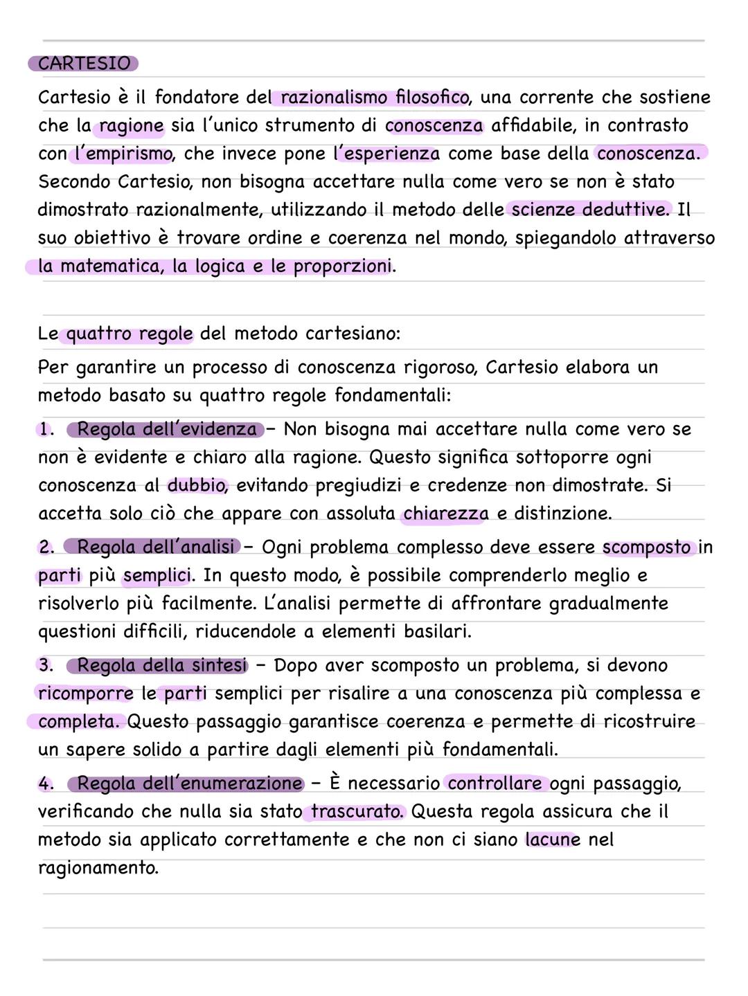 # CARTESIO
Cartesio è il fondatore del razionalismo filosofico, una corrente che sostiene
che la ragione sia l'unico strumento di conoscenz