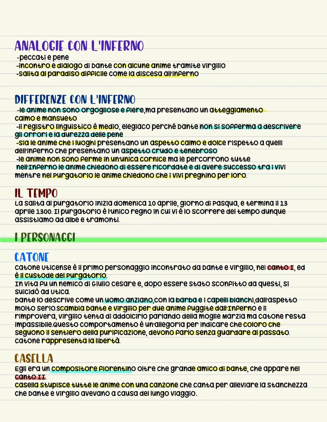 # Struttura purgatorio
• Il purgatorio Dante lo descrive:
- come una montagna che sorge su un'isola al centro dell'EMISFERO
AUSTRALE posta
