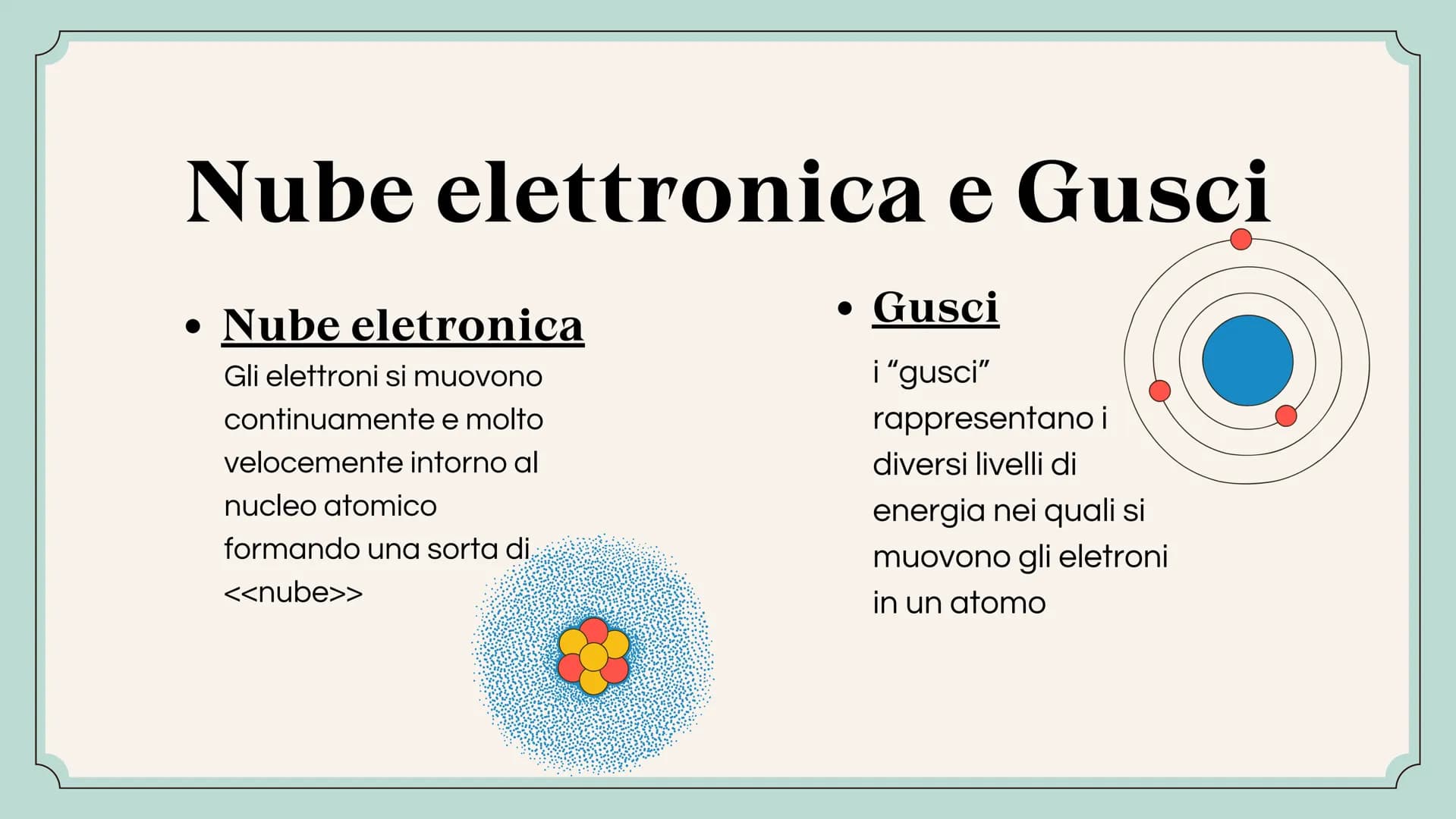 # L'ATOMO # Cos'è un atomo?
L'atomo è la parte più piccola di un
elemento che ne conserva le sue
proprietà. Gli atomi di un elemento
sono t