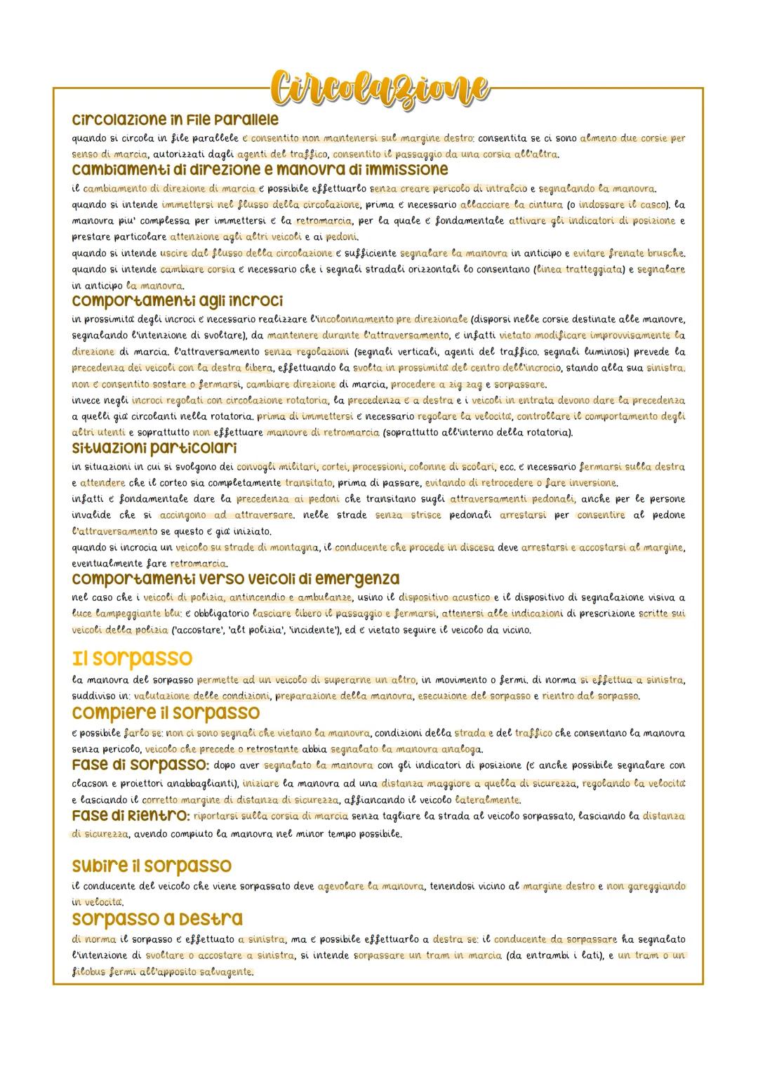 --- OCR Start ---
Circolazione
cop
-12-13-15-16-17
Pericoli e intralcio alla circolazione
alla guida e fondamentale non costituire pericolo