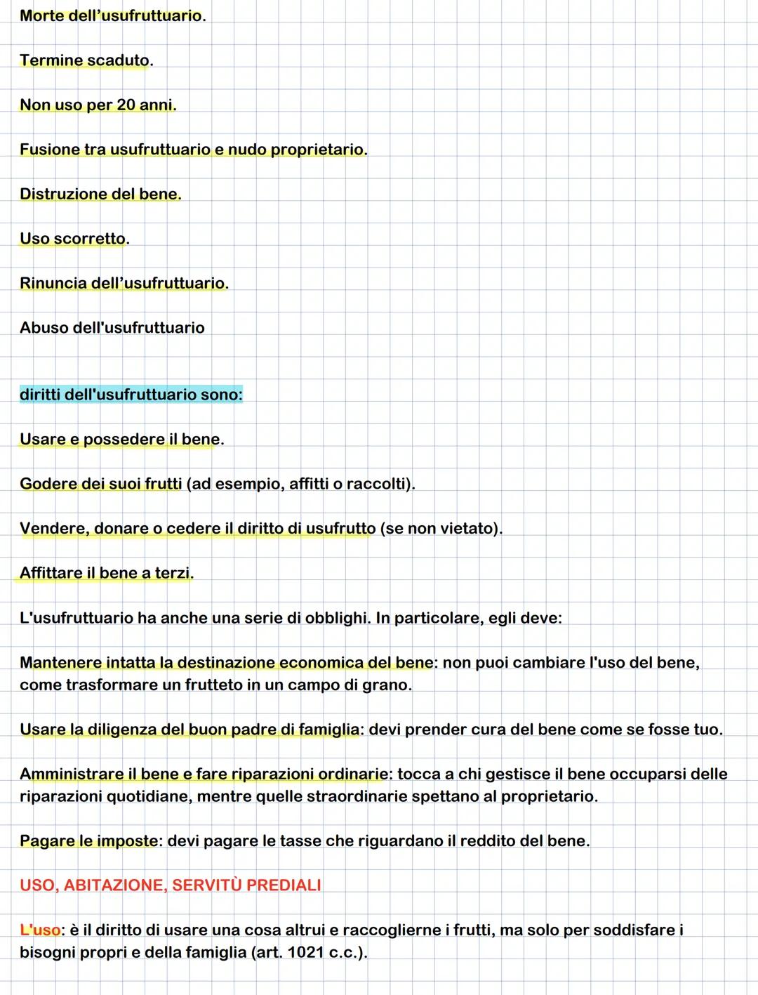# I DIRITTI REALI
I diritti reali sono quei diritti che riguardano direttamente una cosa.
Il più importante tra questi è il diritto di prop
