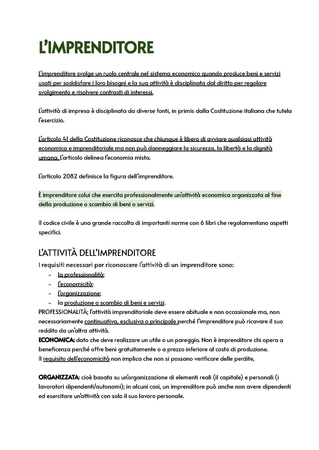 L’imprenditore, l’azienda, la concorrenza e la società