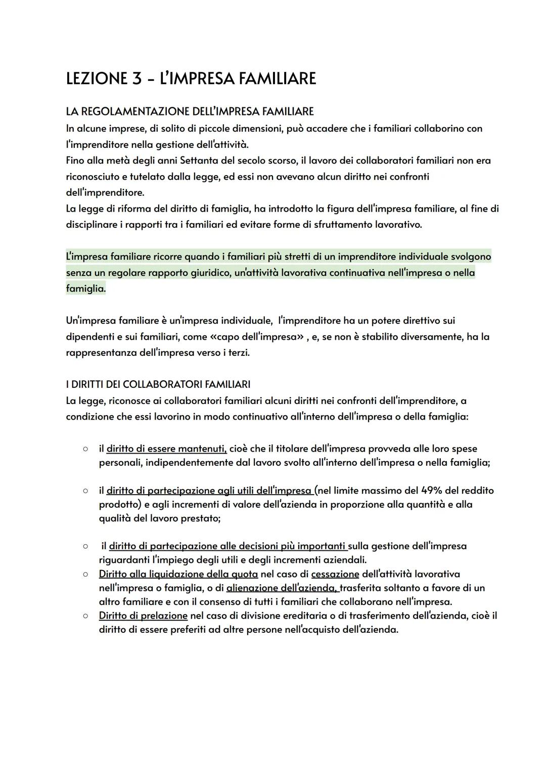 L'IMPRENDITORE
L'imprenditore svolge un ruolo centrale nel sistema economico quando produce beni e servizi
usati per soddisfare i loro bisog