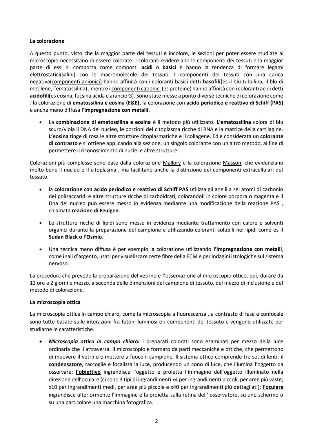 L'ISTOLOGIA E I SUOI METODI DI STUDIO
L'istologia studia i tessuti corporei e come questi si organizzano a formare gli organi. Questi tessut