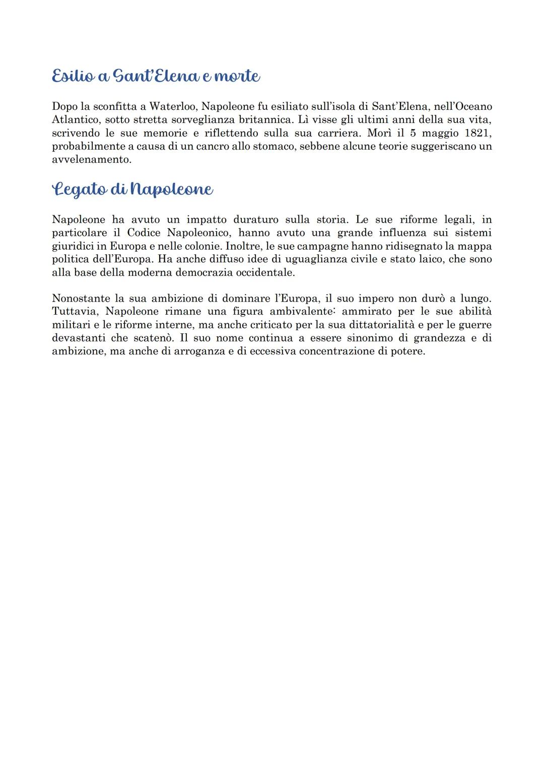 # Napoleone Bonaparte
Napoleone Bonaparte è una delle figure più influenti e controverse della storia europea,
la cui vita e carriera hanno