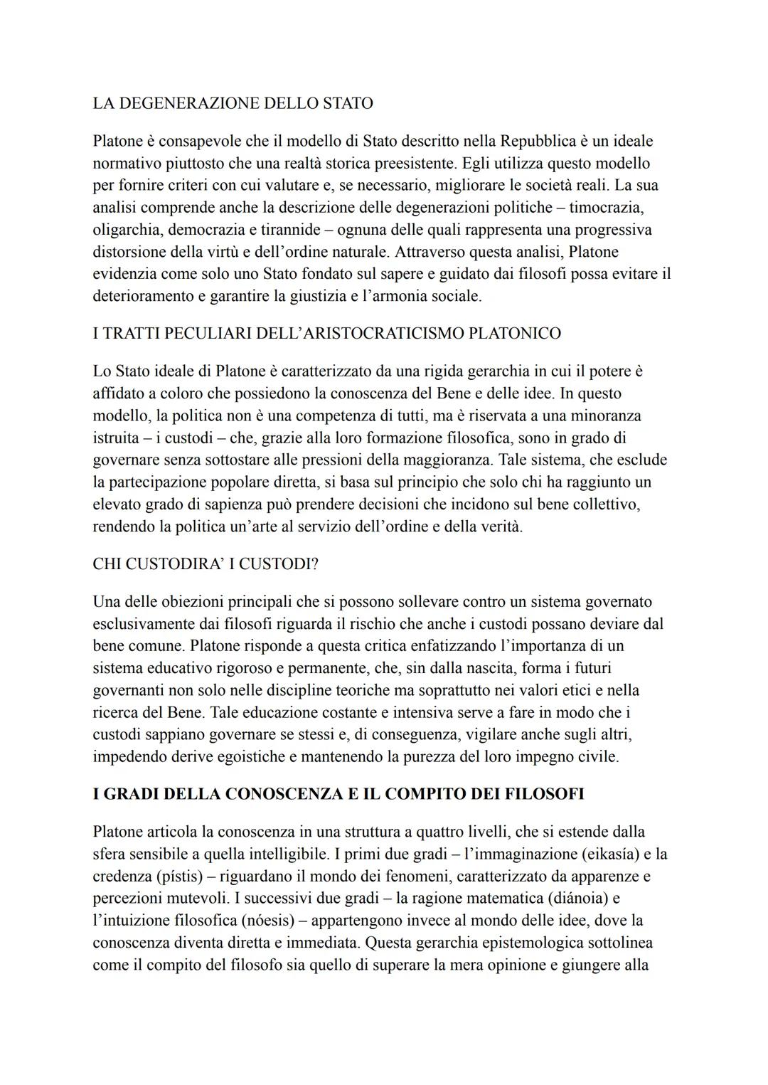 # PLATONE
IL PROGETTO FILOSOFICO E I DIALOGHI GIOVANILI
UNA RISPOSTA ALLA CRISI DELLA SOCIETA'
Il platonismo va compreso in relazione alla