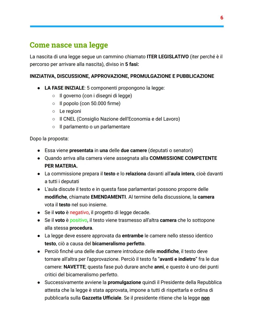 # IL PARLAMENTO
La struttura del parlamento
* II parlamento è l'organo con potere LEGISLATIVO, cioè con il potere di emanare
le leggi e