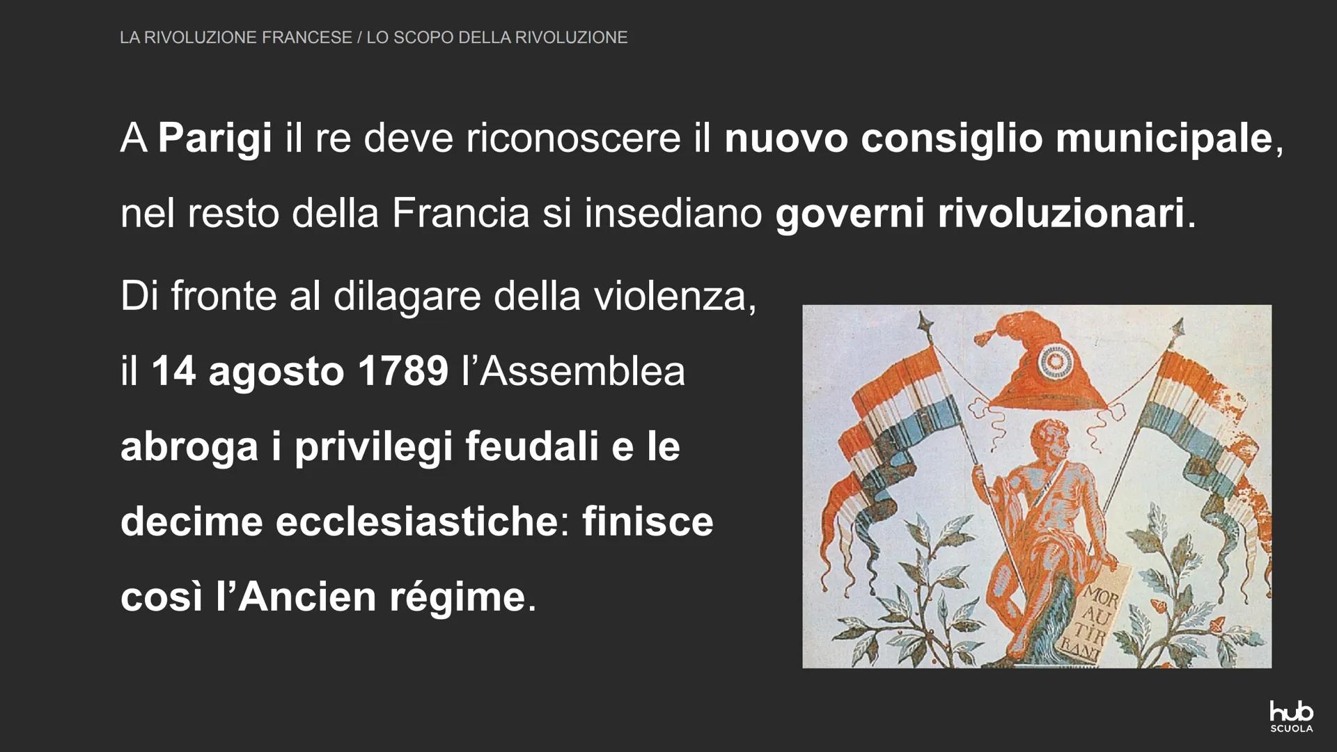 # La Rivoluzione francese # LA RIVOLUZIONE FRANCESE
CLERO, NOBILTÀ E TERZO STATO
Nella seconda metà del Settecento la monarchia francese
d